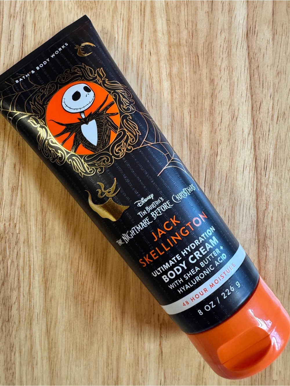Bath & Body Works Disney Jack Skellington Black & Orange Body Cream